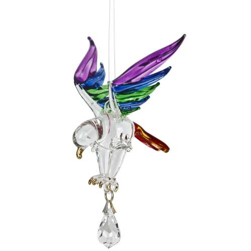 Fantasy Glass Suncatcher Eagle Summer Rainbow